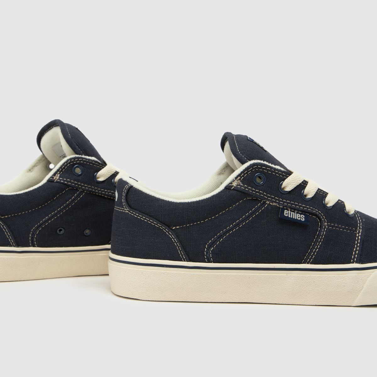 Etnies Barge LS in Navy & White Etnies Barge LS 7