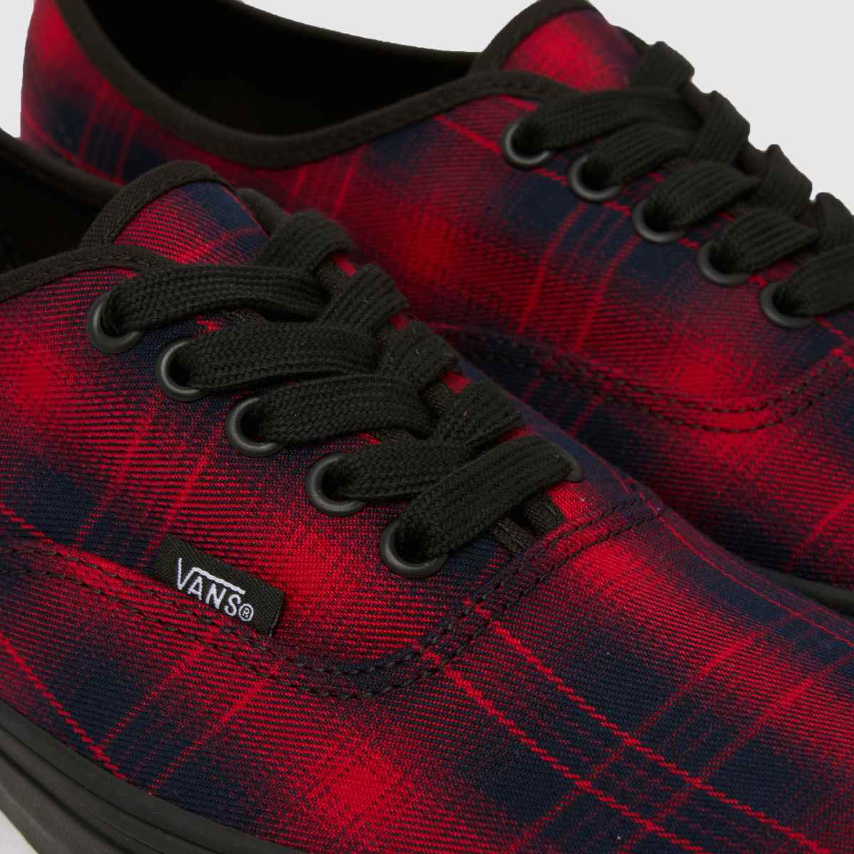 Vans Authentic in Red Multi Vans Authentic 4