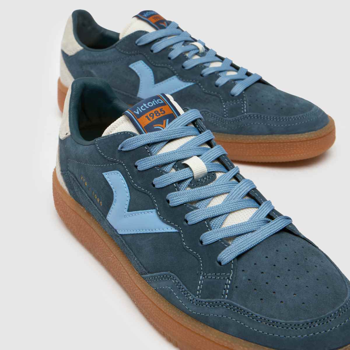 Mens Navy Multi victoria Smash Trainers schuh