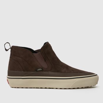 Vans Brown MTE Mid-Slip Mens Trainers