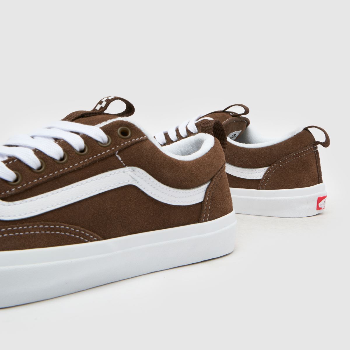 Vans Old Skool Skate 36+ in Brown & White Vans Old Skool Skate 36+ 7