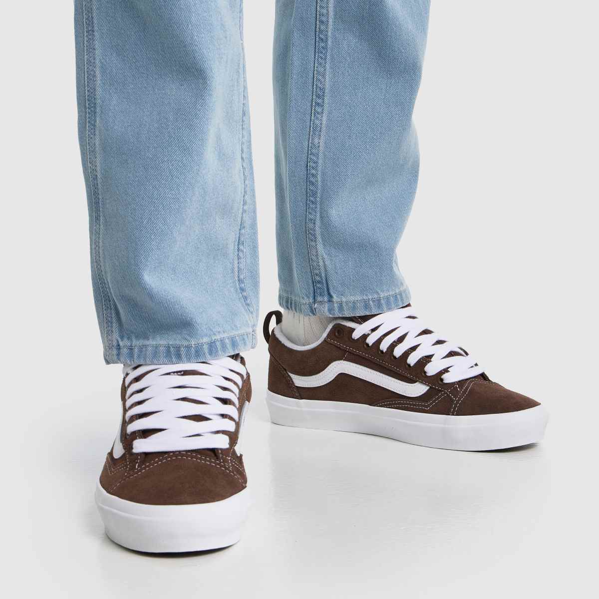 Vans Old Skool Skate 36+ in Brown & White Vans Old Skool Skate 36+ 8