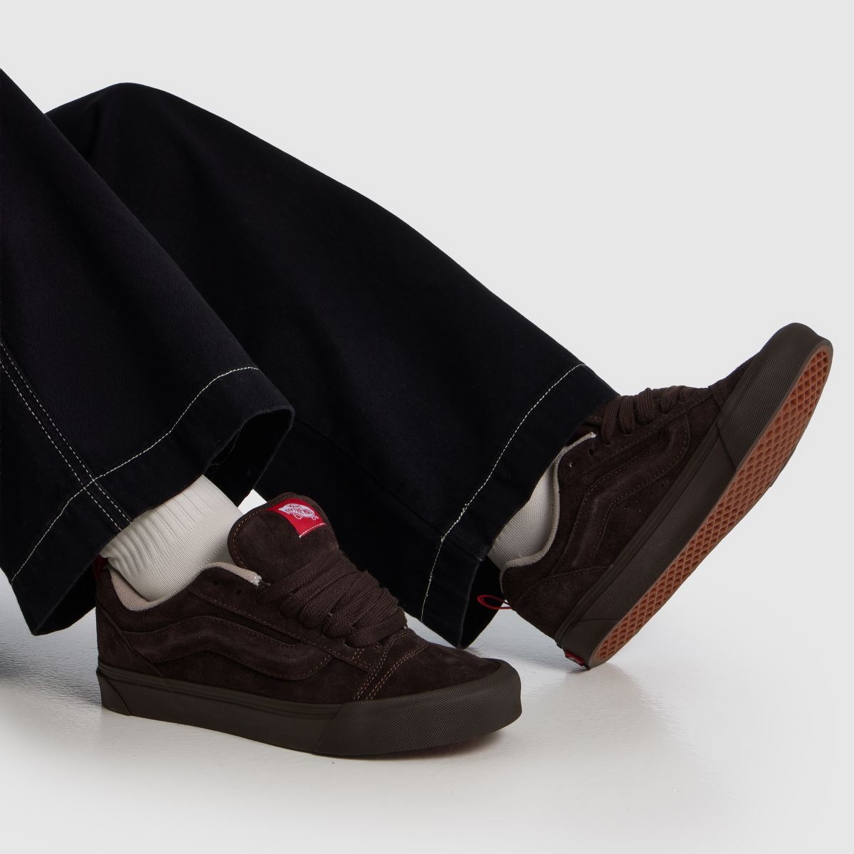 Vans Knu Skool in Dark Brown Vans Knu Skool 8