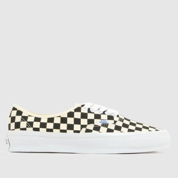 Vans Black & White LX Authentic Reissue 44 Mens Trainers
