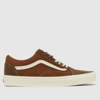 Vans Brown Multi Old Skool Mens Trainers