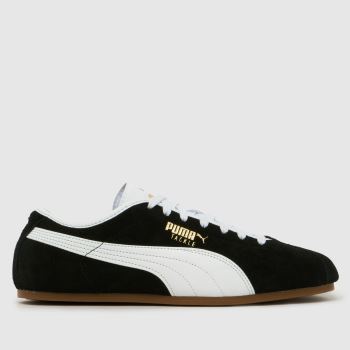PUMA Black & White Tackle Mens Trainers