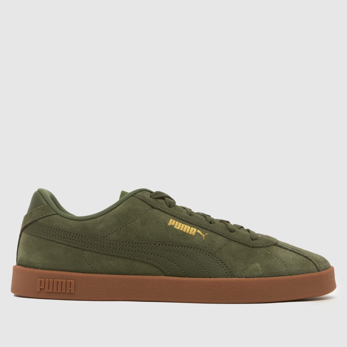 PUMA Club II Trainers in Khaki