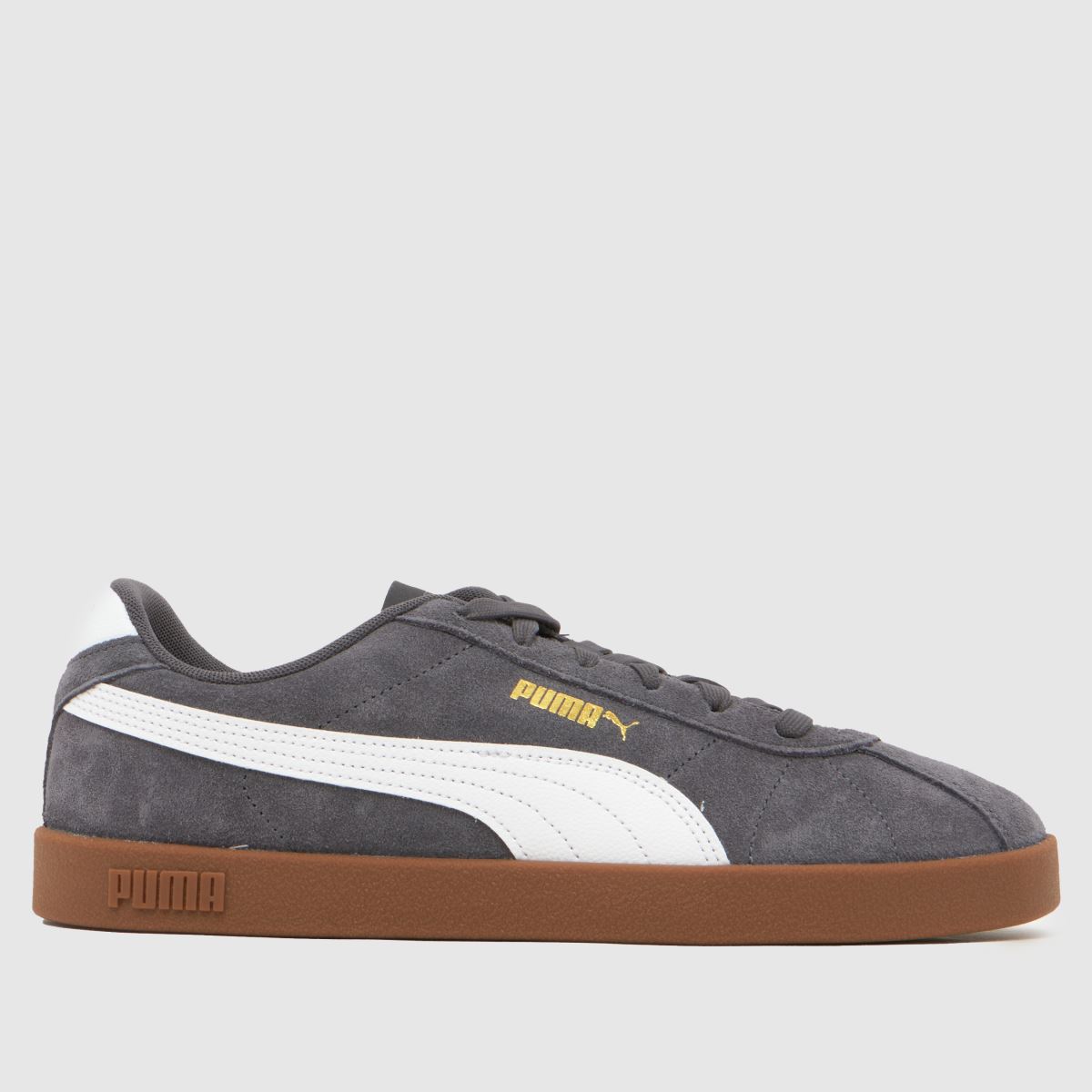 PUMA Club II Trainers in Dark Grey