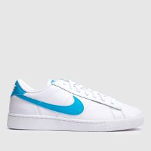 Nike Tennis Classic in White & Blue Nike Tennis Classic,1 of 4