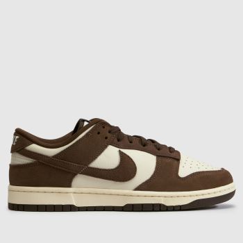Nike Brown & White Dunk Low Mens Trainers