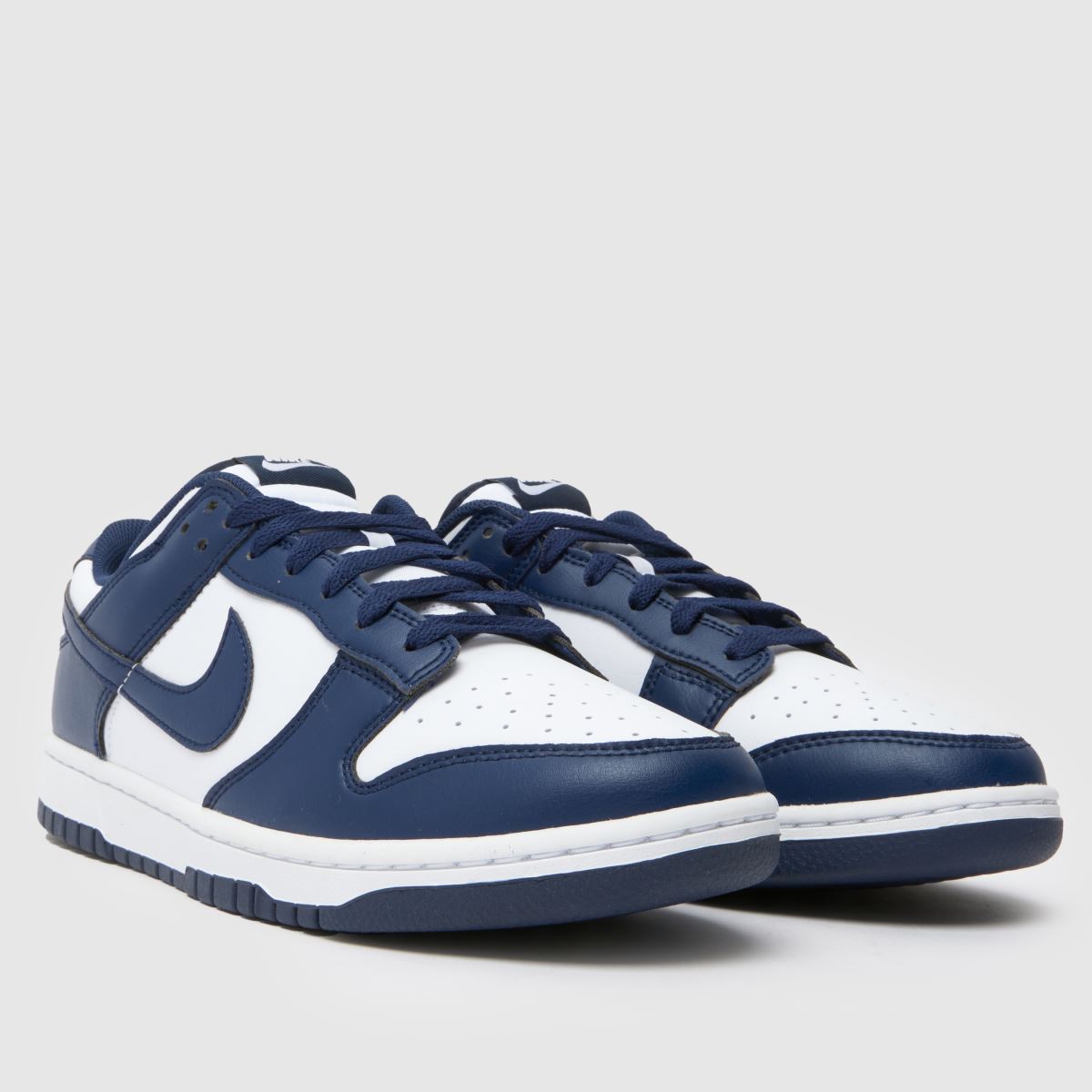 Nike Dunk Low in White & Navy nike Dunk Low 1