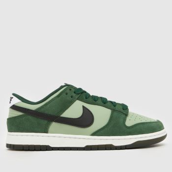 Nike Green Multi Dunk Low Mens Trainers