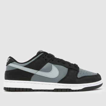 Nike Black & Grey Dunk Low Mens Trainers