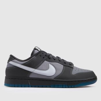 Nike Grey & Black Dunk Low Mens Trainers