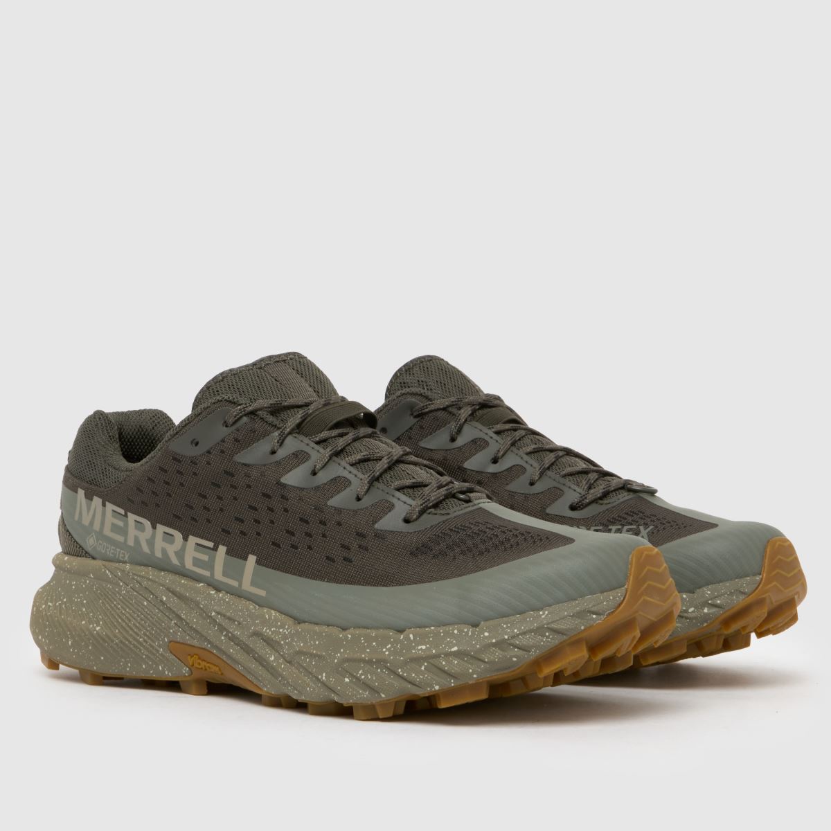 Merrell Agility Peak 5 Gore-Tex in Khaki Merrell Agility Peak 5 Gore-Tex 8