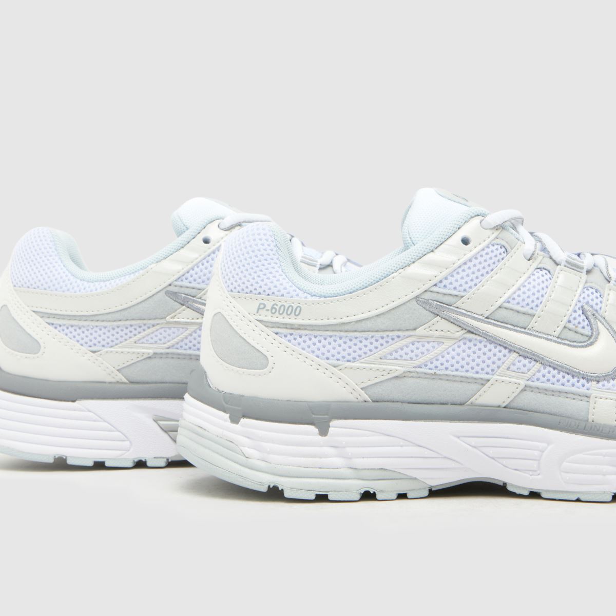 nike p 6000 white grey