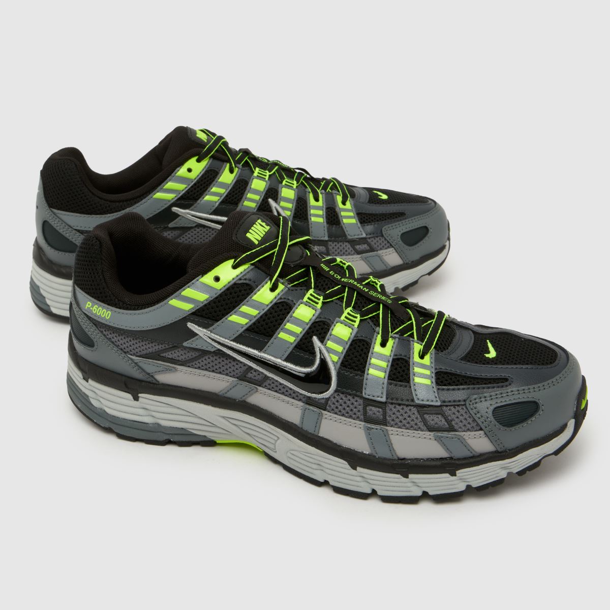 Nike P-6000 in Black & Green Nike P-6000 4