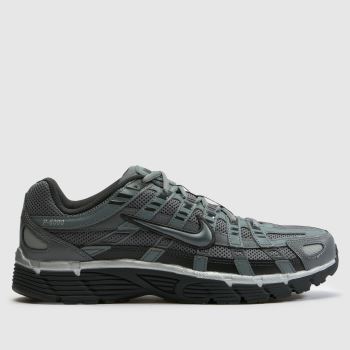 Nike Grey & Black P-6000 Mens Trainers