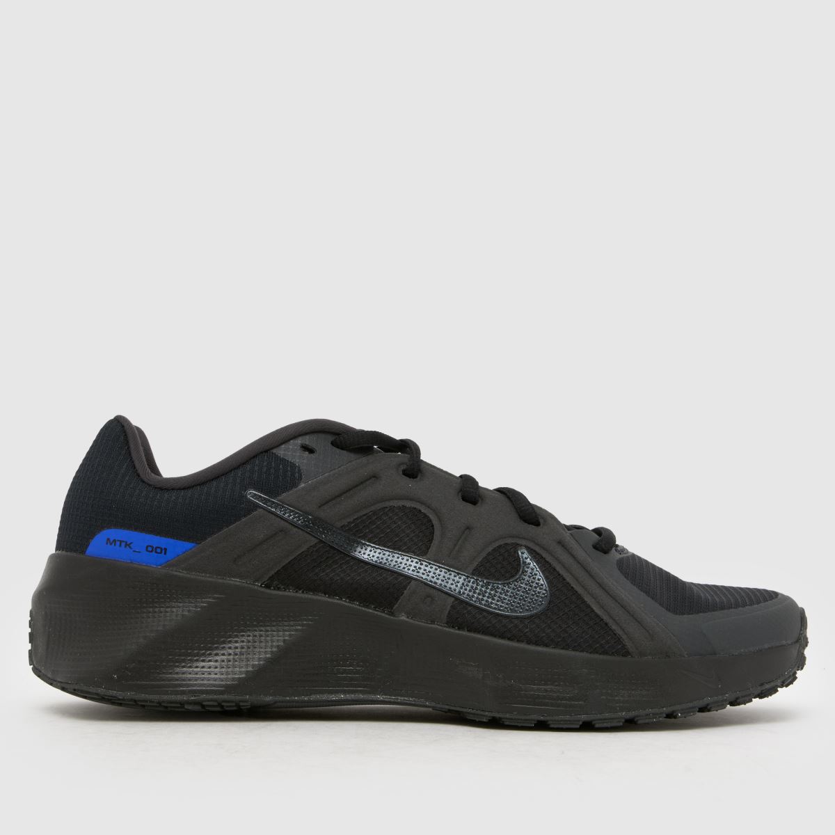 Nike Metro Tek Trainers in Black and blue