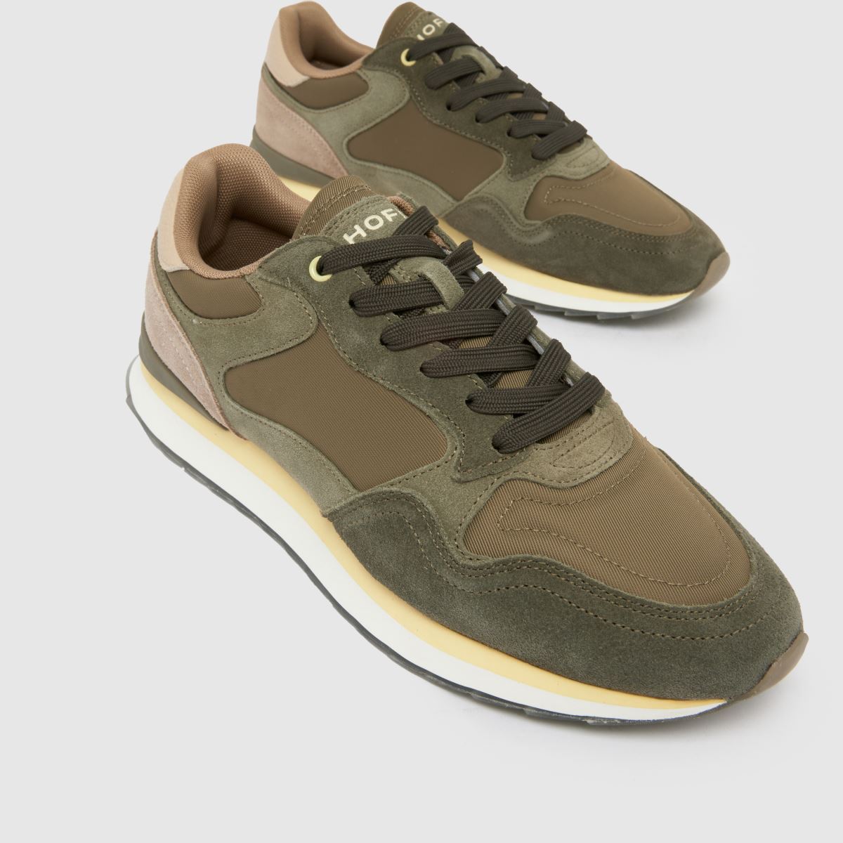 Mens Khaki HOFF City Bueno Aires Trainers schuh