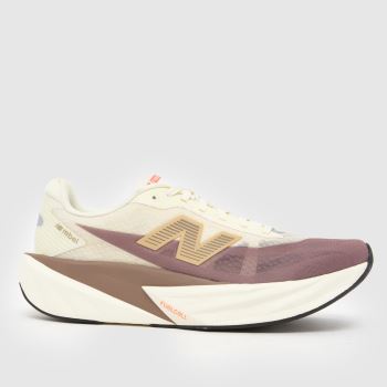 New Balance Beige & Brown FuelCell Rebel V5 Mens Trainers