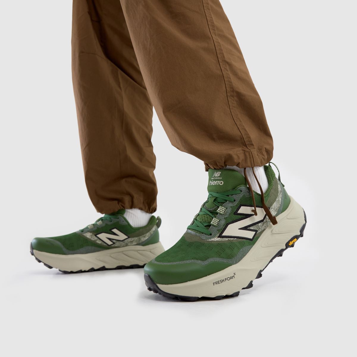 Herren New Balance Khaki Fresh Foam X Hierro V9 Sneaker New Balance Fresh Foam X Hierro V9 8