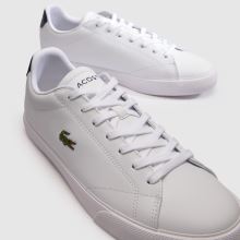 Lacoste Lerond in White & Navy Lacoste Lerond,3 of 4