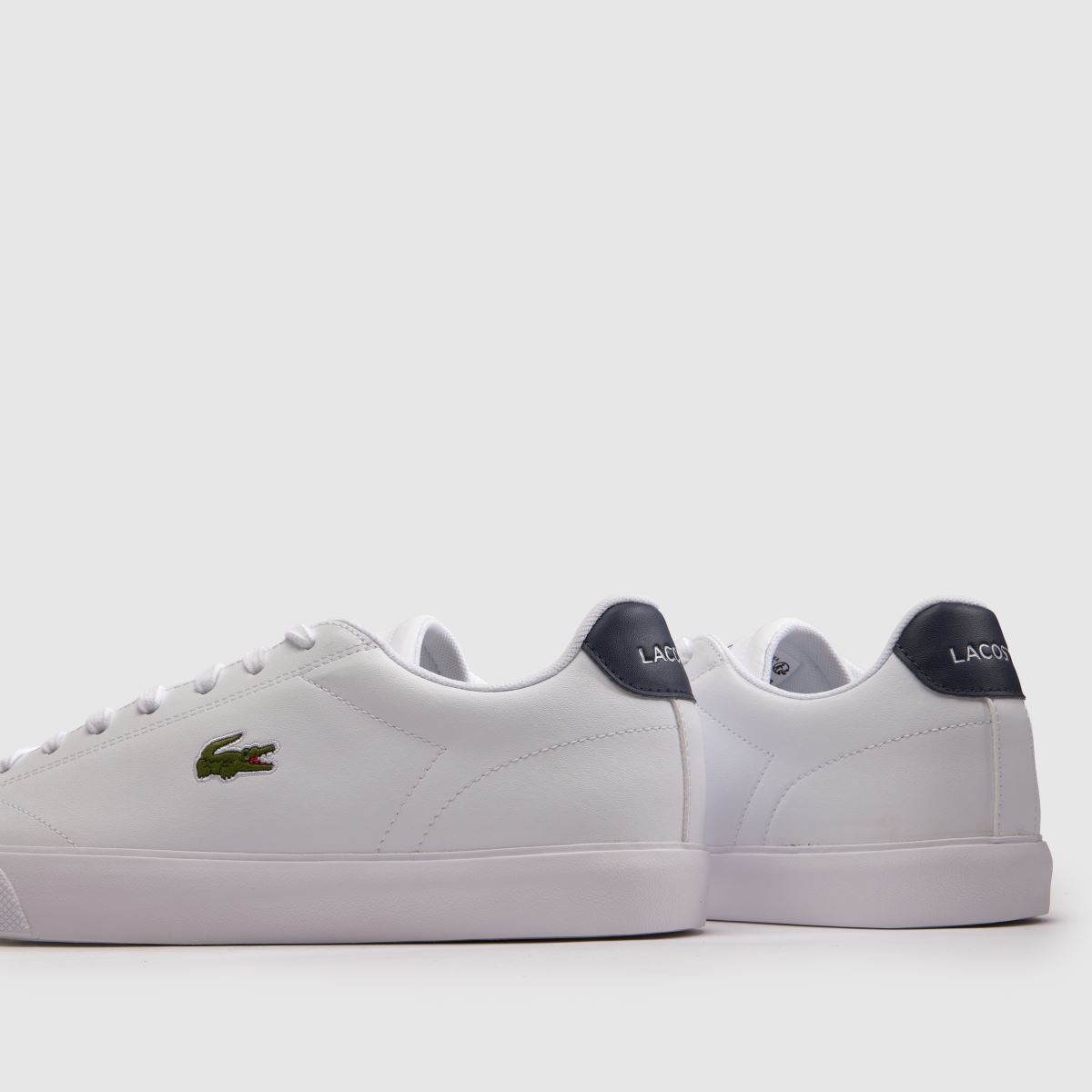 Lacoste Lerond in White & Navy Lacoste Lerond 7