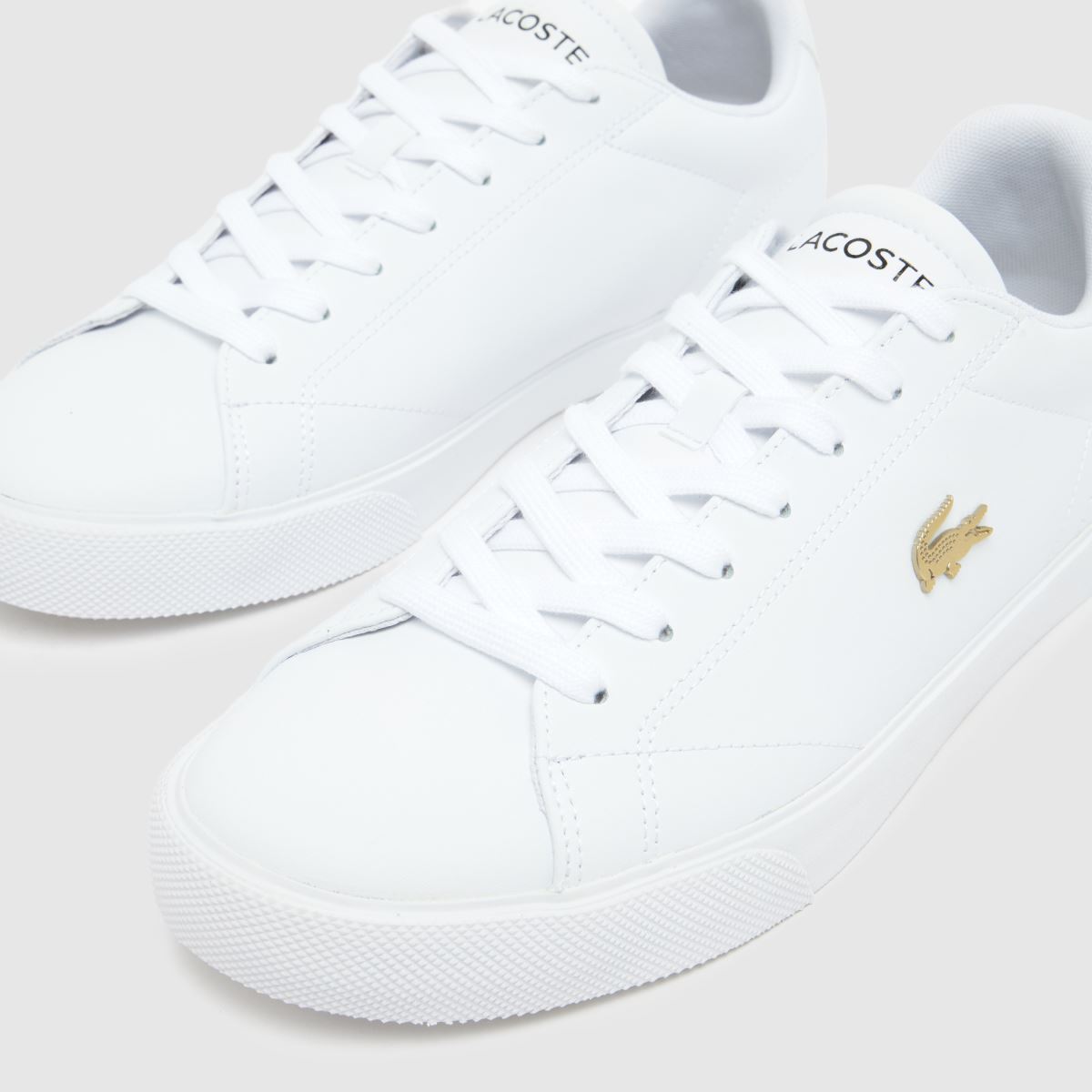 Herren Lacoste Weiß-gold Lerond Sneaker Lacoste Lerond 7