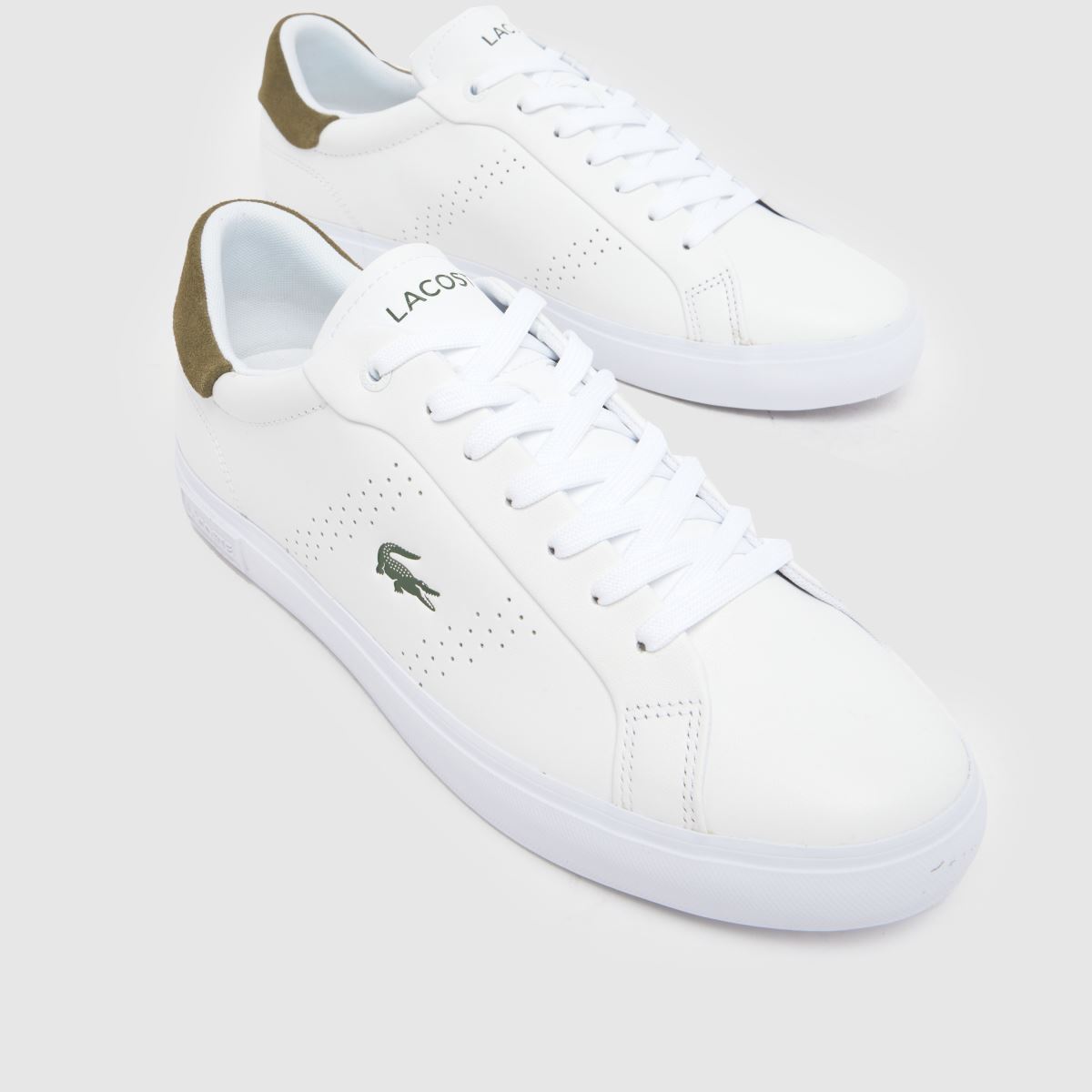 Herren Lacoste Weiß-grün Powercourt 2.0 Sneaker Lacoste Powercourt 2.0 4