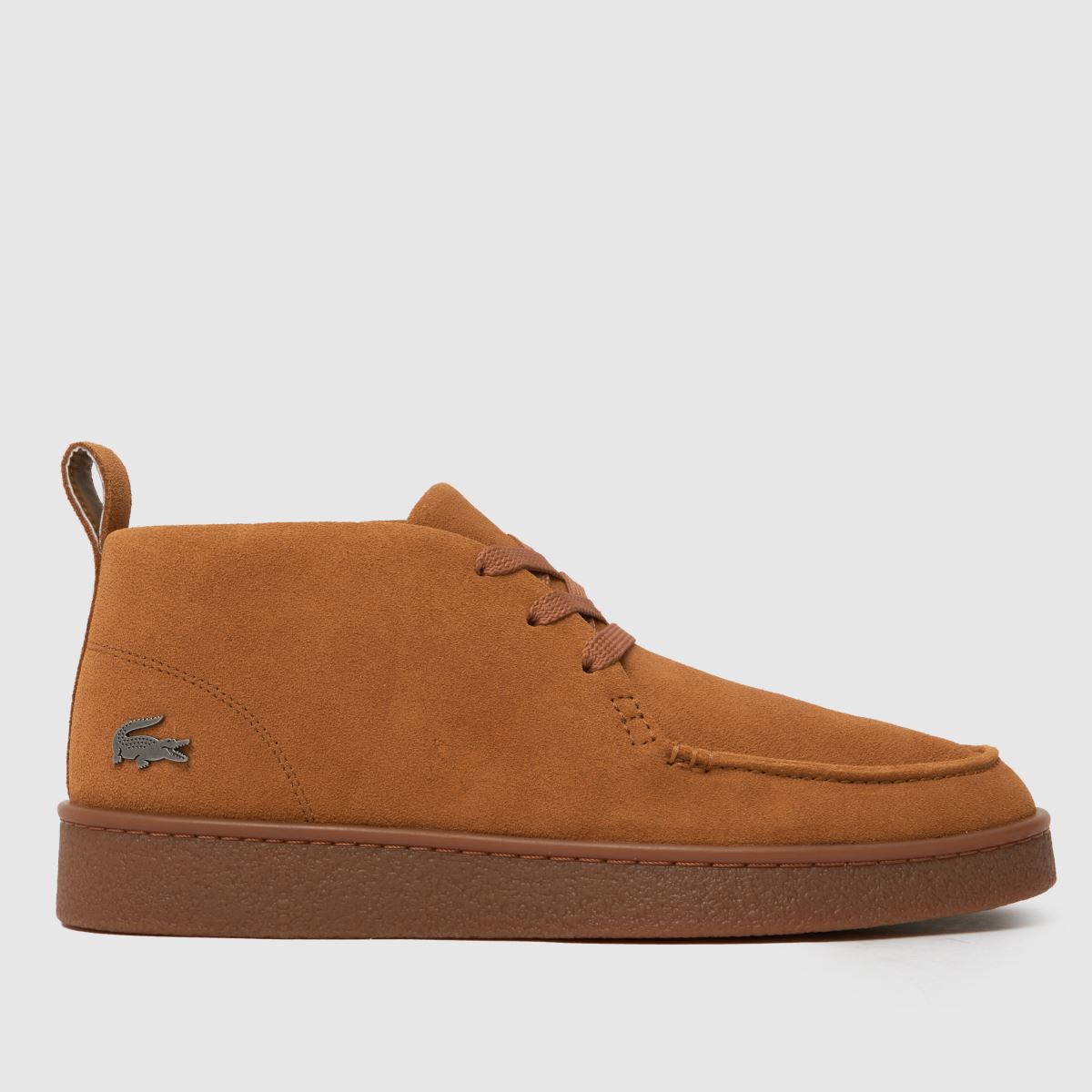 Lacoste Baseshot Chukka Boots in Tan