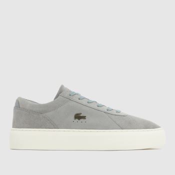 Lacoste Light Grey Court Set Mens Trainers