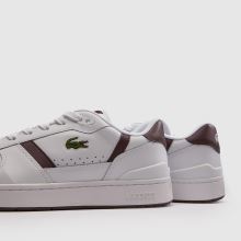 Lacoste T-Clip in White & Burgundy Lacoste T-Clip,4 of 4