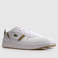 Lacoste T-Clip in White & Brown Lacoste T-Clip,2 of 4