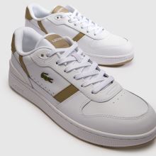 Lacoste T-Clip in White & Brown Lacoste T-Clip,3 of 4