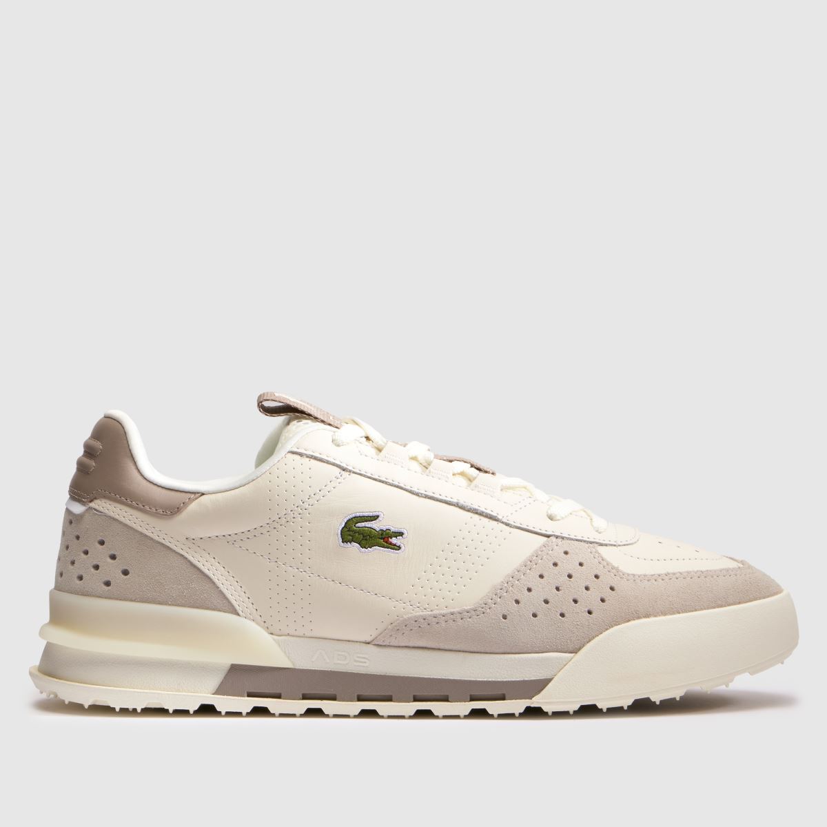 Lacoste Slam Break Trainers in Off-White Multi