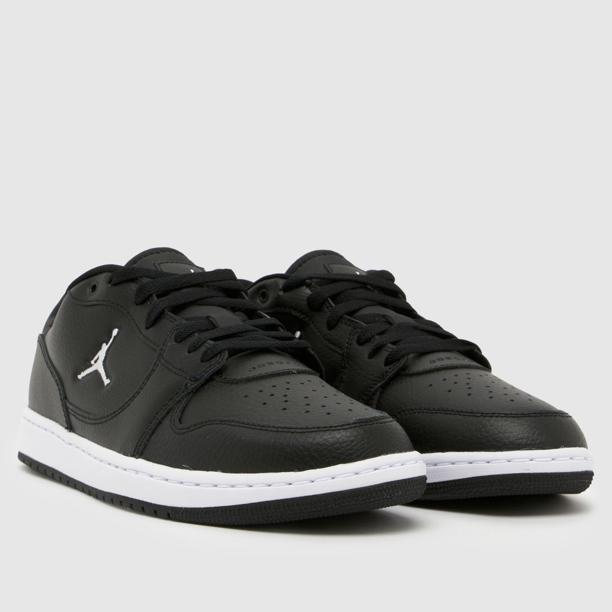 Herren Nike Jordan Schwarz-weiß Court Connect Low Sneaker Nike Jordan Court Connect Low 1