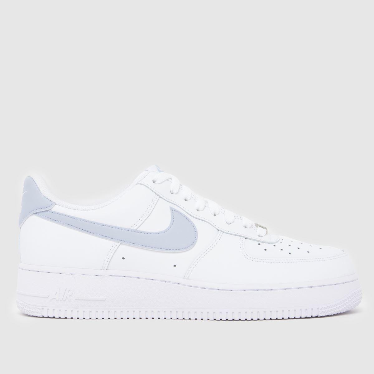 Nike Air Force 1 Trainers in White & grey