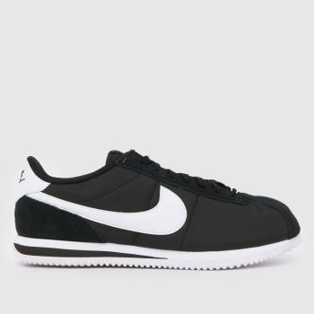 Nike Black & White Cortez Mens Trainers