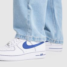 Nike Air Force 1 in White & Blue Nike Air Force 1,2 of 4