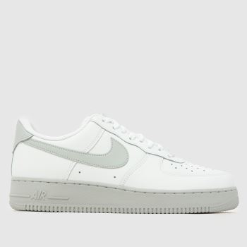Nike Light Grey Air Force 1 Mens Trainers