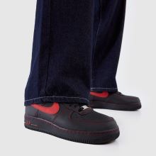Nike Air Force 1 in Black & Red Nike Air Force 1,2 of 4
