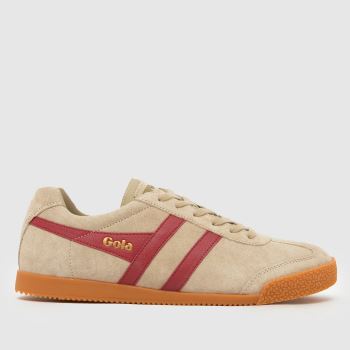 Gola Beige Multi Harrier Mens Trainers
