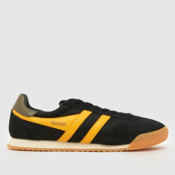 Gola Black Multi Europa Mens Trainers