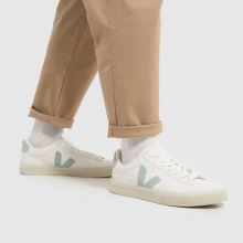 VEJA Campo in White & Green VEJA Campo,2 of 4
