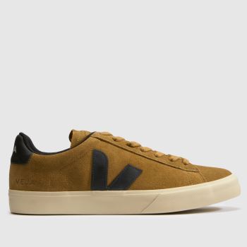 VEJA Brown & Black Campo Mens Trainers