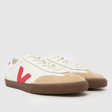 VEJA Volley in White & Red VEJA Volley,2 of 4