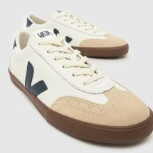 VEJA Volley in White & Navy VEJA Volley,3 of 4