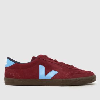 VEJA Burgundy Volley Mens Trainers