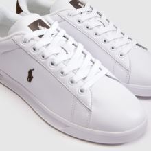 Polo Ralph Lauren Heritage Court in Brown & White Polo Ralph Lauren Heritage Court,3 of 4